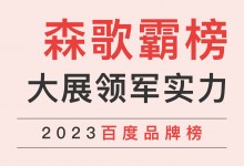 大展領軍實力！森歌榮登太平洋家居品牌榜