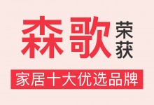 榮譽(yù)加冕！森歌獲“家居十大優(yōu)選品牌”稱